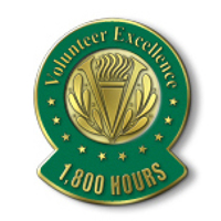 Volunteer Excellence - 1800 Hours